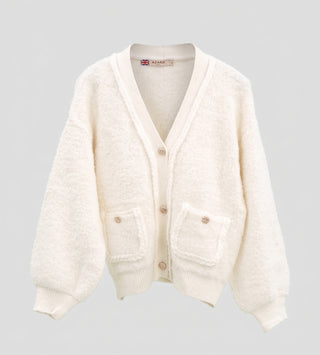 Cardigan/giubbotto donna LEDA in maglia doppia