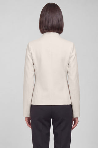 Cardigan/giacca donna PERIN con collo alla coreana e bottoni nodo