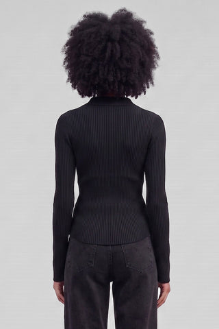 Cardigan donna DONNY maglia a coste misto viscosa