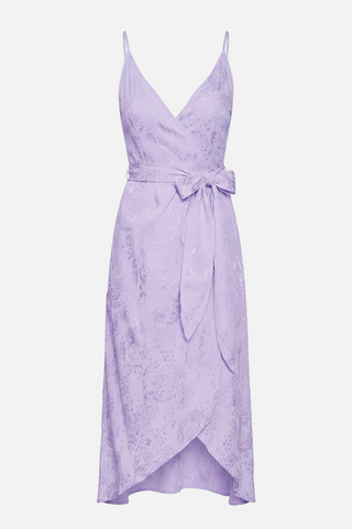 ETOILE wrap dress in cashmere print