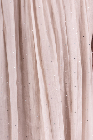 Gonna midi AGNES in tulle e micro strass