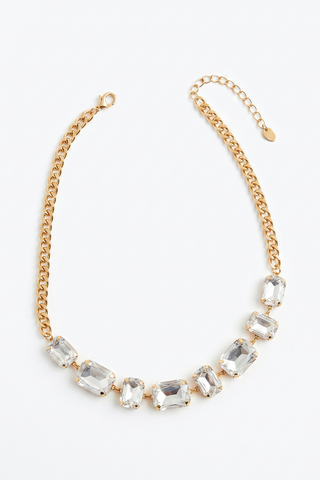 Collana CRYSTAL in acciaio inossidabile e cristalli