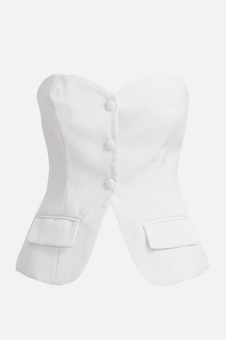 Gilet bustier JADE scollo a cuore