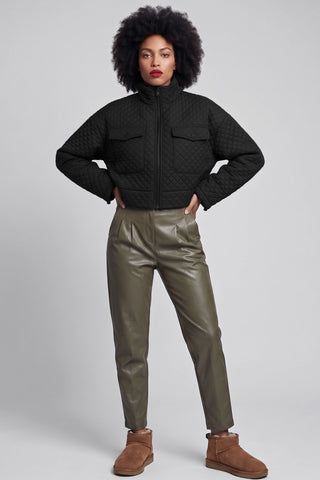 JEANETTE quilted bomber jacket Oversized fit