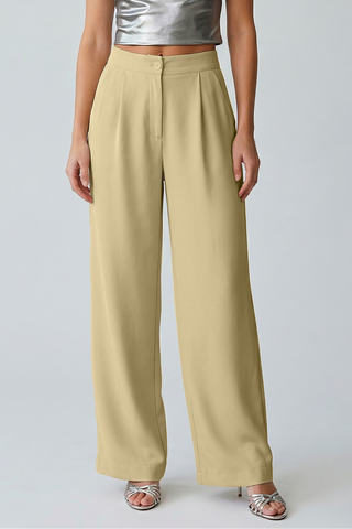 Pantaloni palazzo PALACE  a vita alta