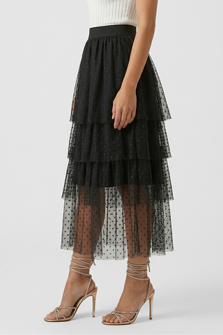 Gonna ZENDA in tulle a pois - immagine 3