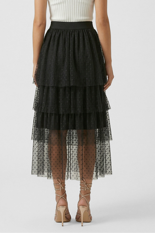 Gonna ZENDA in tulle a pois - immagine 4