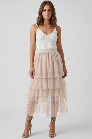 Gonna ZENDA in tulle a pois - immagine 6