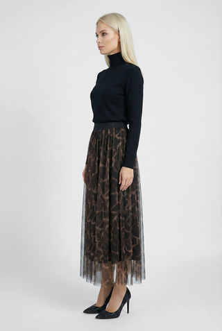 MERCI polka dot tulle skirt with elasticated waist bodice