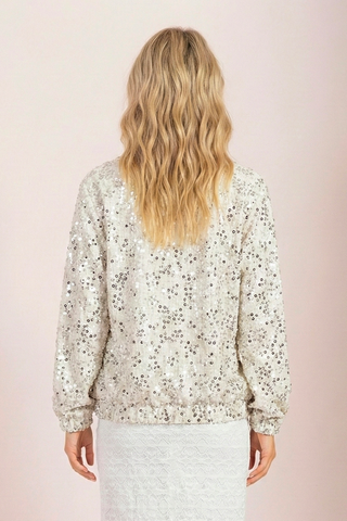AUDREY Oversized Jacket with sequins