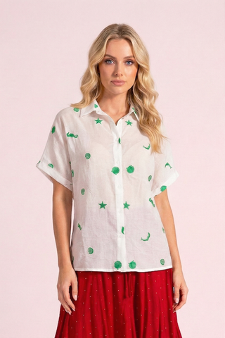 LAURENCE shirt with embroidery