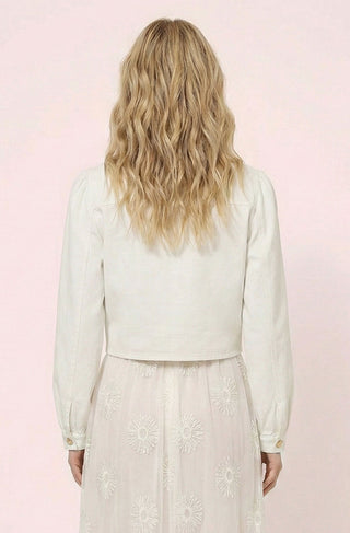 Camicia JOLE crop m/l scollo coreana