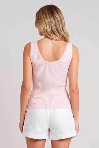 Maglia a costine URSULA con scollo incrociato misto viscosa - immagine 4