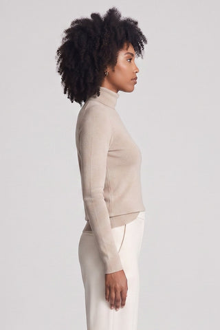 Maglia ISOLDE m/l misto viscosa collo alto