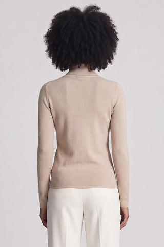 Maglia ISOLDE m/l misto viscosa collo alto