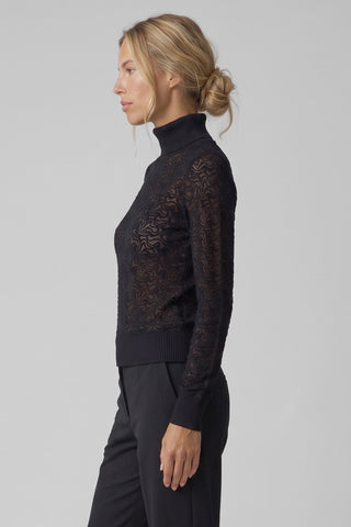 Maglia donna SILENA stampa floccata  in viscosa