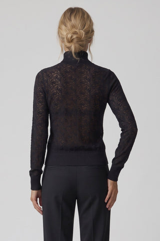 Maglia donna SILENA stampa floccata  in viscosa
