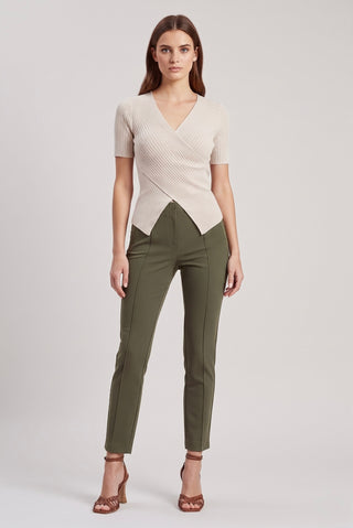 Maglia SVEVA m/m con scollo incrociato misto viscosa - immagine 5