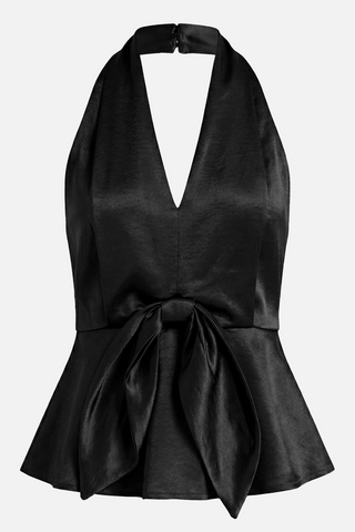 BERENICE top with bow at the waist