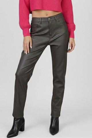 Pantaloni ACCONS effetto spalmato