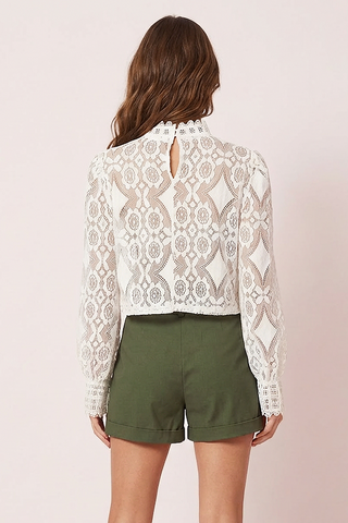 Blusa DIDIANE in pizzo m/l