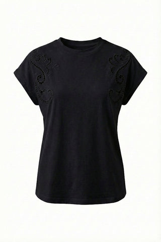 T-shirt ANTIGONE con motivi ricamati