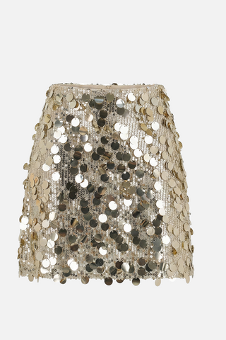 Gonna corta JOLIE con maxi paillettes