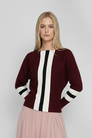 Maglia MACON con bande verticali m/l