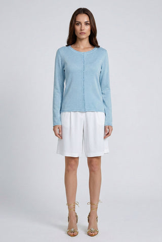 Cardigan WILHEM m/l in viscosa e lurex