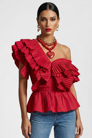 Blusa ISABELLE con rouches