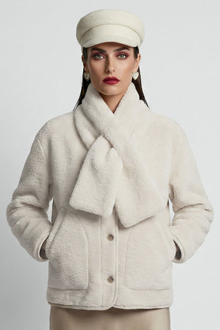 Giubbino ALBON con collo sciarpa integrato