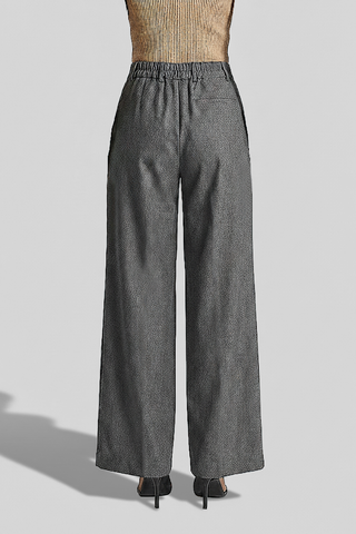 ROANNE wide-leg trousers with belt loops