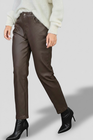 Pantaloni ACCONS effetto spalmato