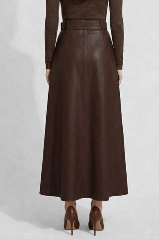 SCARLETT faux leather maxi skirt
