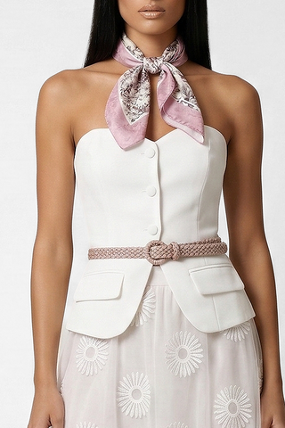 Gonna VICTORIE con applicazioni floreali