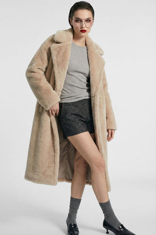 Cappotto Teddy ANEMONE lungo