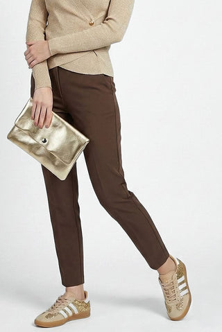 Pantaloni AJACCIO taglio capri con tasche sartoriali slim fit lunghezza 7/8