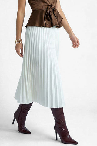 Gonna midi YVONNE in tessuto plissè