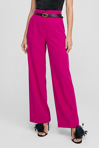 BERNADETTE straight leg trousers including belt