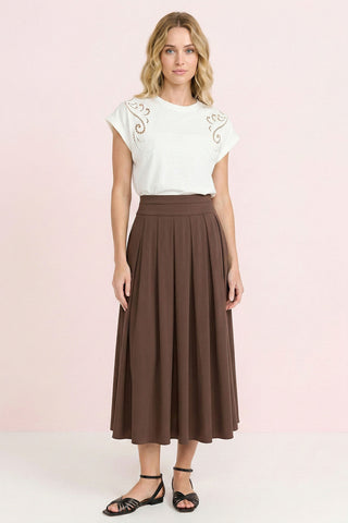 Gonna lunga a piegoni ABIGAIL