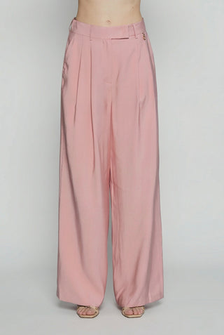 Pantaloni donna Relish ARABIA palazzo fluido vita alta in tessuto viscosa - immagine 2