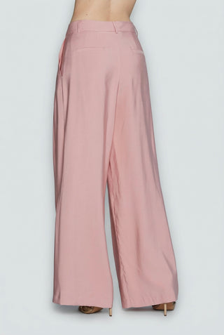Pantaloni donna Relish ARABIA palazzo fluido vita alta in tessuto viscosa - immagine 4