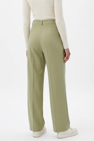 Pantaloni fluido AMBRA gamba larga con pinces (AMBRETTE) - immagine 4