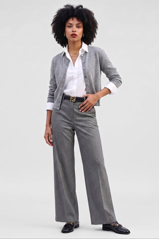 ROANNE wide-leg trousers with belt loops