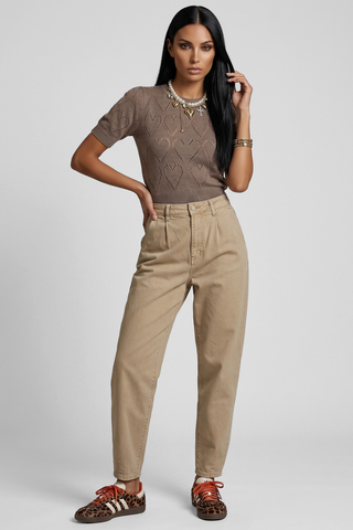 Pantaloni baloon ABREST in denim - immagine 9