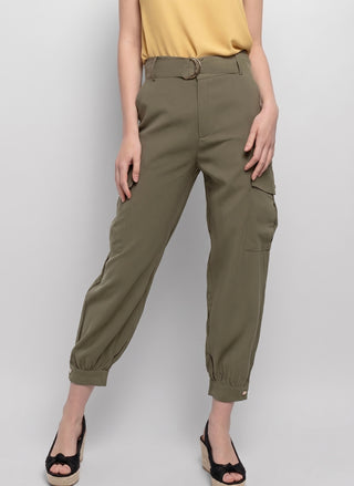 Pantaloni donna JUSTINE cargo in lyocell - immagine 3