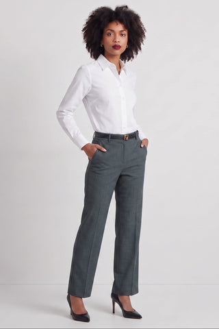 Pantaloni CALISTA effetto denim con tasche