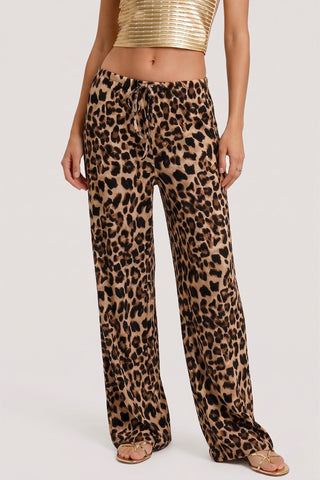 Pantaloni ODILE fantasia Leopard