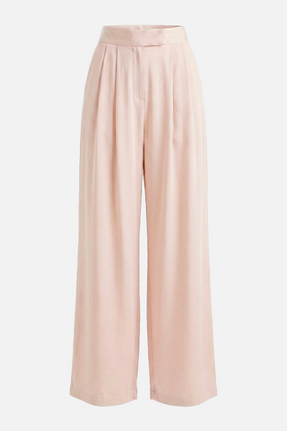 Pantaloni a vita alta ANGELIQUE con pinces senza passanti