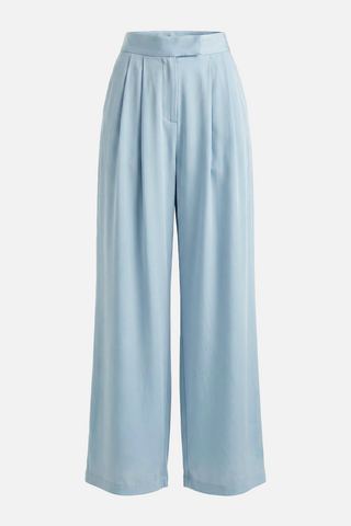 Pantaloni a vita alta ANGELIQUE con pinces senza passanti